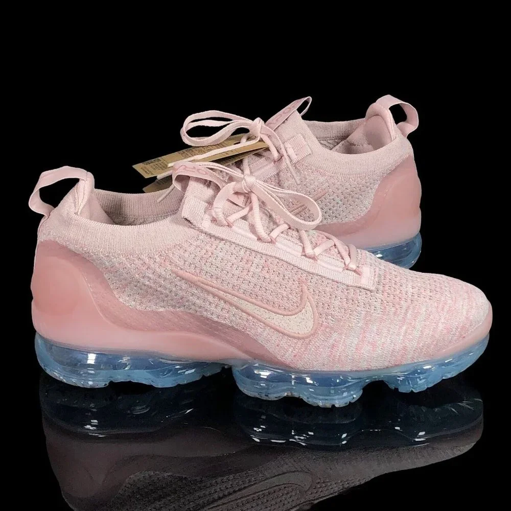 Nike Air Vapormax 2021 Flyknit Pink Oxford DJ9975-600 - Picture 2 of 6